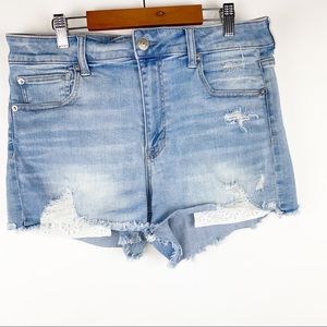 AMERICAN EAGLE HI-RISE NEXT LEVEL SHORTS SZ 16